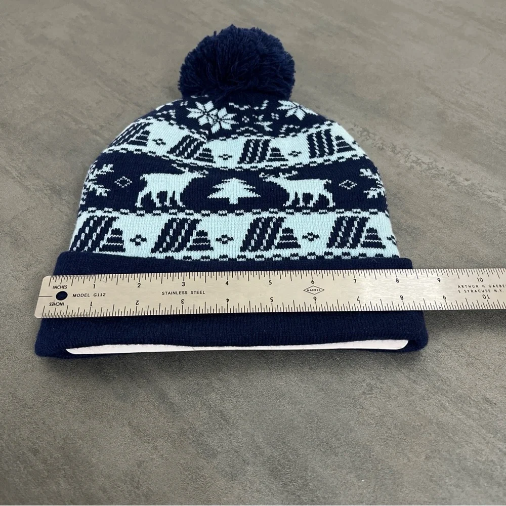 ALDI Gear Christmas Holiday Winter 2023 Pom Beanie‎ & Matching Med Dog Sweater